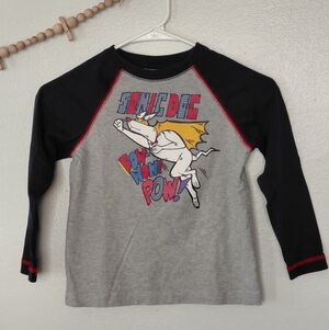 Hanna Andersson Sonic Dog Graphic Raglan T-Shirt Size 110/ 5 Boys